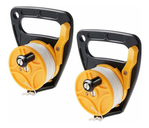 2 Carrete Buceo 150 Pie Para Bajo Agua Equipo Anclaje