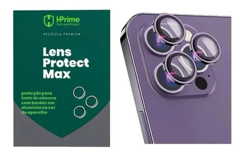 Película Câmera iPhone 14 Pro Max Hprime Protect Pro Purple