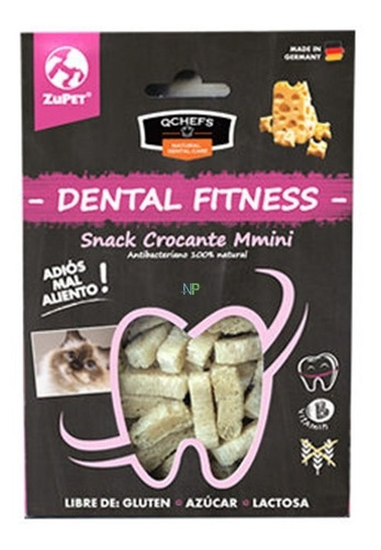 Snack Qchefs Dental Crocante Mmini Gato 60 Gr. Np