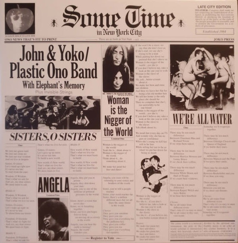 Vinilo John Lennon/ Some Time In New York City 2lp