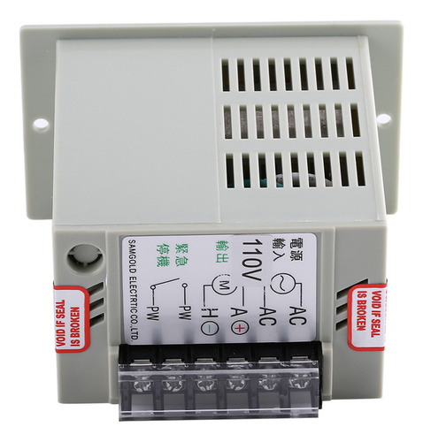 Controlador Velocidad Motor Cc 24v90v Entrada De Ca 110v