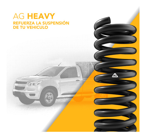 2 Espirales Delanteros Ag Reforz Hilux 4x4 - Sw4 2005/2014