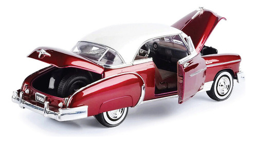Chevy Bel Air 1950 1:18 Motormax Color Vino Rines Clasicos