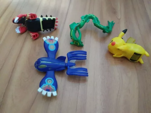 Kit 4 Brinquedos Pokemon Coleção Mcdonalds 2016 Ótimo Estado