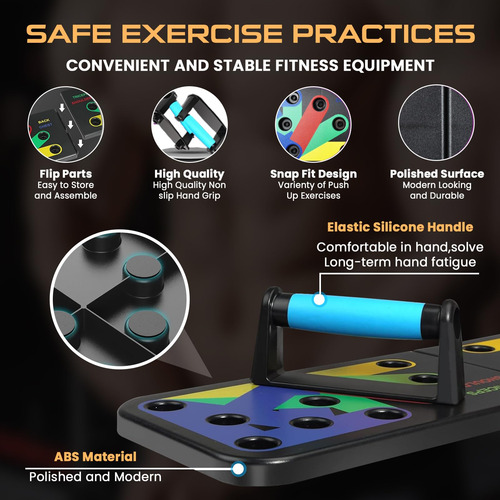 Tablero De Flexiones 9 En 1 Para Hombres Y Mujeres