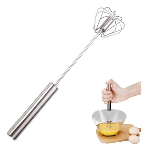 Stainless Steel Semi-automatic Whisk, 2024 New Stainless