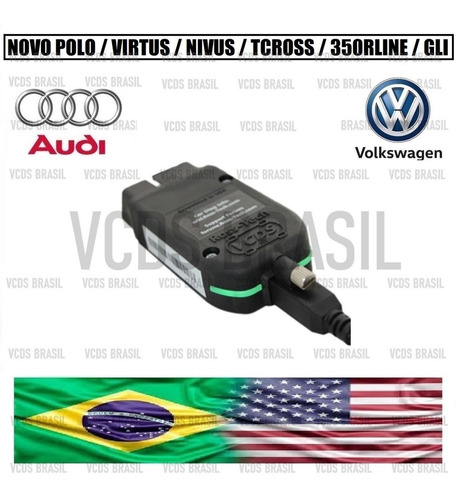 Imagem 1 de 3 de Cabo Vcds Polo Virtus Tcross + Toda Linha Vw Audi - Novo!