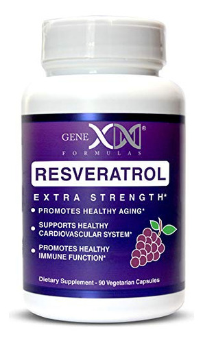 Genex Resveratrol 1500 Mg Por Porcion - Fuerza Maxima - Extr