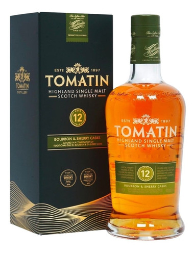 Imagen 1 de 10 de Whisky The Tomatin 12 Años Highland Single Malt. - Cuotas
