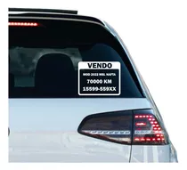 Comprar Vinilo Sticker Calco Cartel Para Vender El Auto