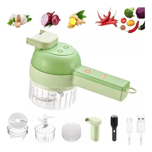 Picador De Verduras Electrico Recargable Lavable Multiusos