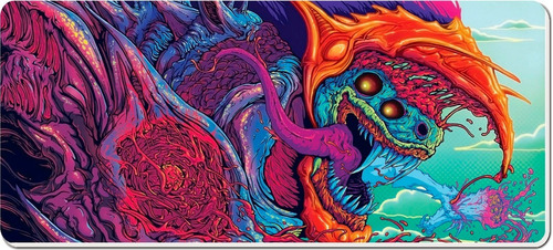 Mousepad Hyper Beast  Xxl 90x40cm Gammer Cs Go F: