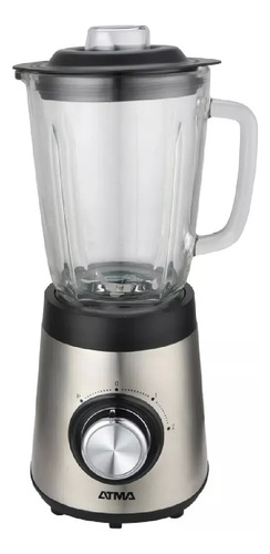 Licuadora De Vaso Atma Pro Li8450ap 500w Jarra Vidrio Inox Plateado (Usado)