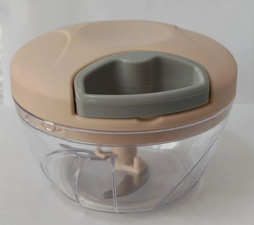 Imagem 3 de 5 de Mini Processador Triturador Alimentos Manual 3 Laminas 380ml