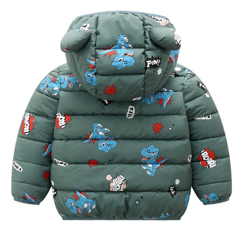 Chaqueta De Invierno Acolchada Para Niños, A La Moda, Gruesa