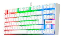 Comprar Teclado Gamer Redragon Kumara White Rgb K552w-rgb Red Switch Teclado Blanco Idioma Español Latinoamérica