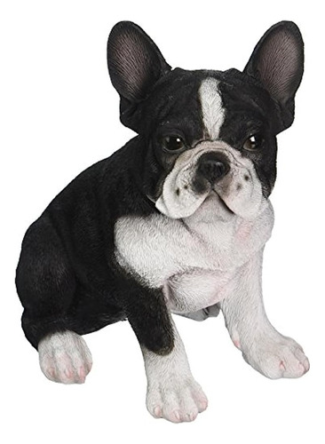 Hiline Gift Ltd Sitting French Bulldog Puppy Statue