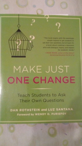 Make Just One Change De Rothstein 3° Ed. (2012) Martínez 