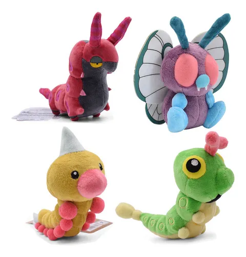 A Oruga Verde Unicornio Mariposa Ciempiés Rey Peluche