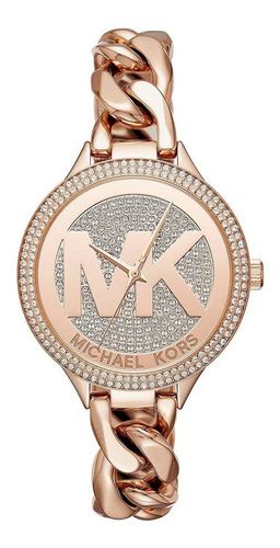 Reloj De Pulsera Para Mujer Color Oro Rosa De Michael Kors