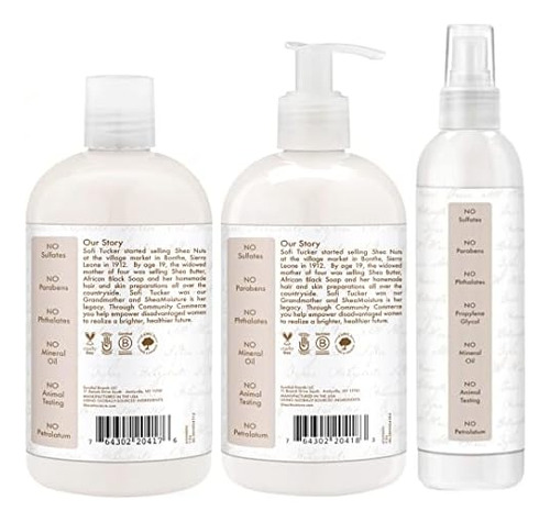 Juego De Champú Y Acondicionador Sheamoisture, 13 Onzas Líqu