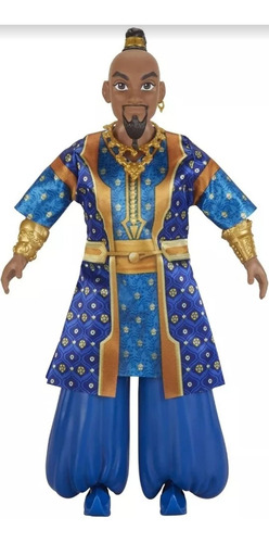 Figura El Genio De Aladdin Disney (plástico Poco Quebrado) (Usado)