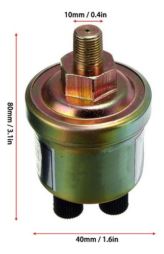 Sonda De Presión De Aceite Automotriz 1/8npt Sensor De Presi