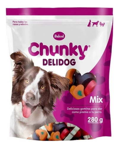 Gomas Chunky Delidog Mix 280 Gr - Kg a $18400