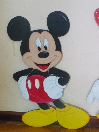 Mickey Figura De Fibrofacil Pared,candy Bar