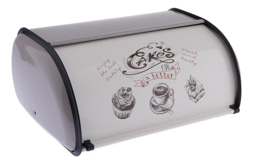 Caja De Hierro Para Guardar Pan, 1 Unidad, Con
