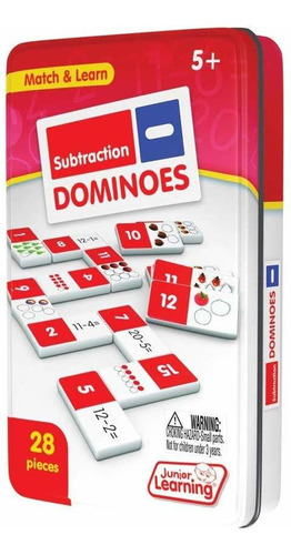 Junior Learning Subtraction Dominoes Educational Action Game