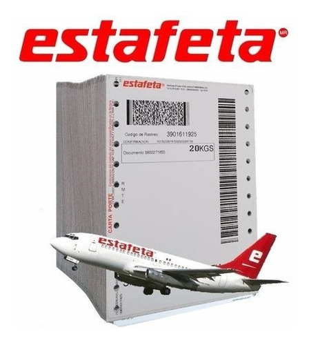 Estafeta Guia 1kg Envio Express Para Sobre Con Documentos