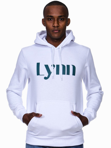 Imagem 1 de 7 de Moletom Masculino Canguru Capuz - Estampa Lynn