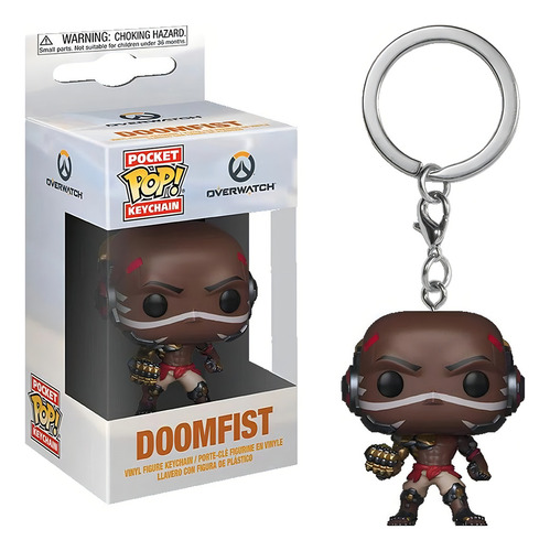 Chaveiro Funko Pocket Pop Overwatch Doomfist