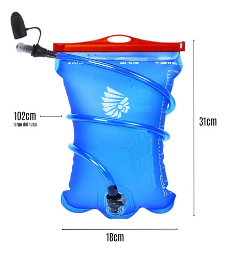 Bolsa Repuesto De Hidratacion Waterpack 2l Zip Navajo H3