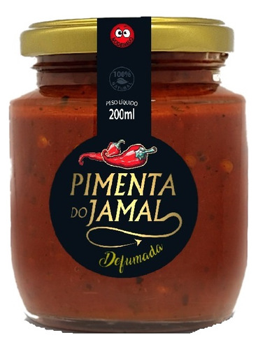 Molho De Pimenta Defumada Jamal 200ml Unidade Vidro