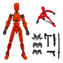 Comprar Figuras De Acción Articuladas 3d Con Accesorios, Titan Y N