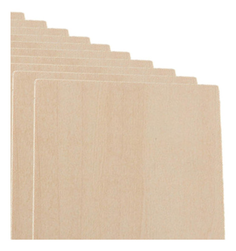 10 Uds. De Piezas De Madera Sin Terminar, Rodajas Cuadrado