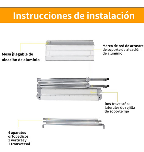 Portable Mesa Promocional Premium Simple Counter 195×90 Cm