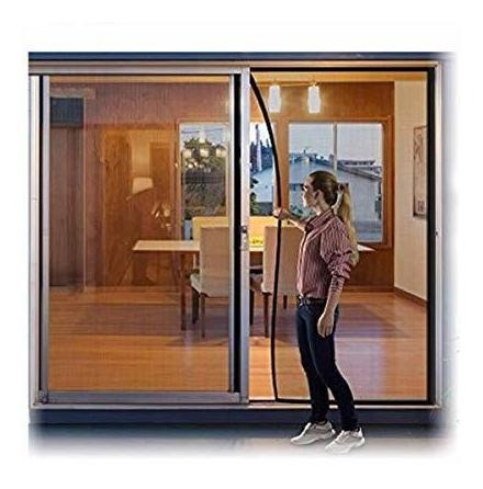 Puertas Mosquitera - Large Hands Free Mesh Screen Net Door A