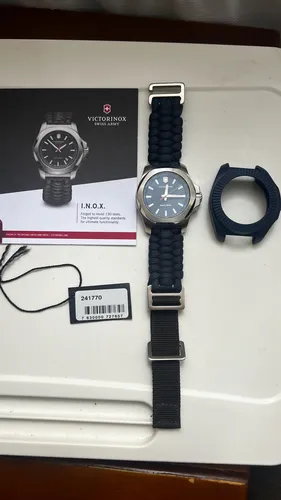 Reloj Victorinox 241770 Mujer Paracord Azul Oscuro (Usado)