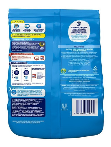 Ala Matic Jabón En Polvo 5kg