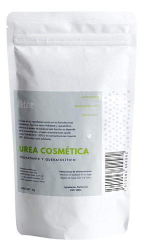 Urea Pura Cristalizada Uso Cosmetico facial y corporal en cremas 1 kg