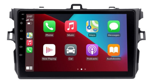 Estéreo 2gb Carplay Cámara Para Toyota Corolla 2007-2013 Gps