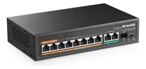 Comprar Conmutador Poe Mokerlink Gigabit De 11 Puertos Con 8 Poe+ 2