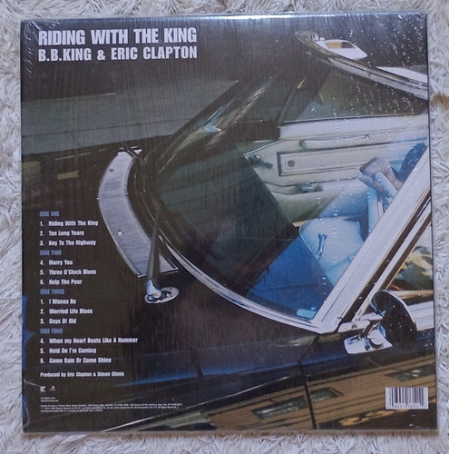 2 Lps Eric Clapton / B B King- Riding With The King - Novo