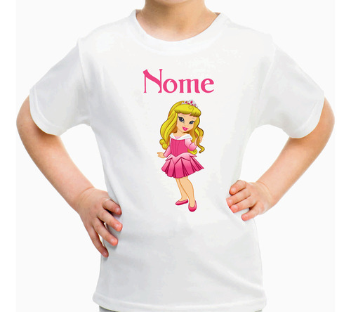 Camiseta Princesa Aurora + Nome