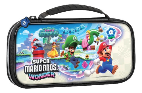 Estuche Nintendo Switch Super Mario Wonder Negro Rds