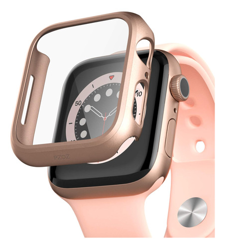 Funda Para Apple Watch Se/6/5/4 44mm Pzoz Rose Gold