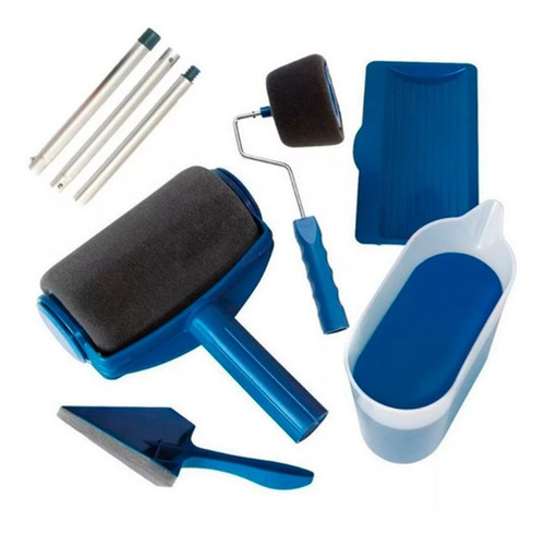 Imagen 1 de 7 de Rodillo Pintar Set Facil Antiderramante Recargable Pinturas